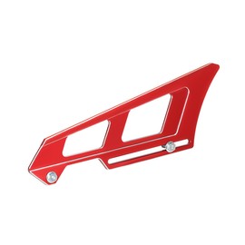 Chain Guard Compatible with XR650L 1993-2025 DRZ400SM/E/S 2005-2024 KLR650 2022-2025 DR650S/SE 1996-2025 CRF250L/Rally CRF300L/RALLY Off Road Dirt Bike 3D Engrave CNC Rear Upper Chain Cover(Red)