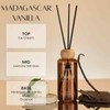 M&SENSE Madagascar Vanilla Reed Diffuser Set: 6.3 fl oz Non-Toxic