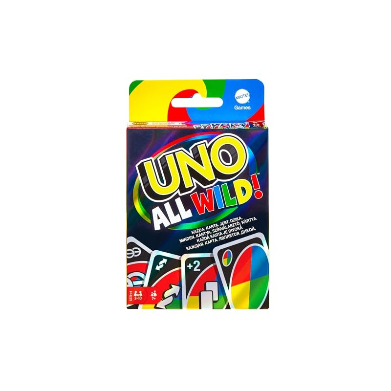 Mattel Games UNO All Wild Juego de Cartas (Mattel HHL33)