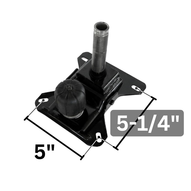 Replacement Swivel & Tilt for Caster Chairs Black