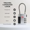 TSA Approved Combination Lock with Cable - Durable & Versatile