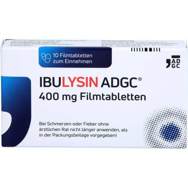 Nicht vorhanden Ibulysin Adgc 400mg Fta, 10 St FTA