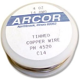 14 Ga Pre-Tinned Copper Wire - 4 Oz