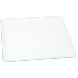 Plymor Square 3mm Beveled Clear Glass, 5 inch x 5 inch