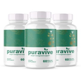 (3 PACK) Puravive - Puravive Capsules, Puravive Pills, Puravive Capsules, Puravive Exotic Rice Method, Purevive, Puravive BAT Levels Exotic Rice Method Reviews - 3 Month Supply (180 Capsules)