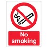 V Safety No Smoking - Portrait 100 x 150 mm