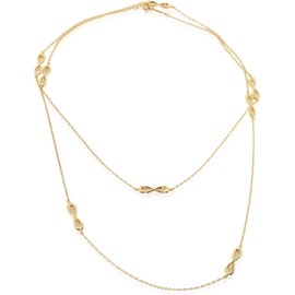 Tiffany & Co. Pre-Loved Infinity Station Necklace, Yellow Gold, 36 in