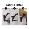 HOME MASTER HARDWARE Handrail Stair Brackets 3" Heavy Duty Support