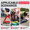 General Medi 127-Pieces Roadside Car Emergency Kit Include Mini First