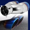 2PCS Dual Exhaust Tips, 2.5 Inch Inlet 3.5 Inch Outlet