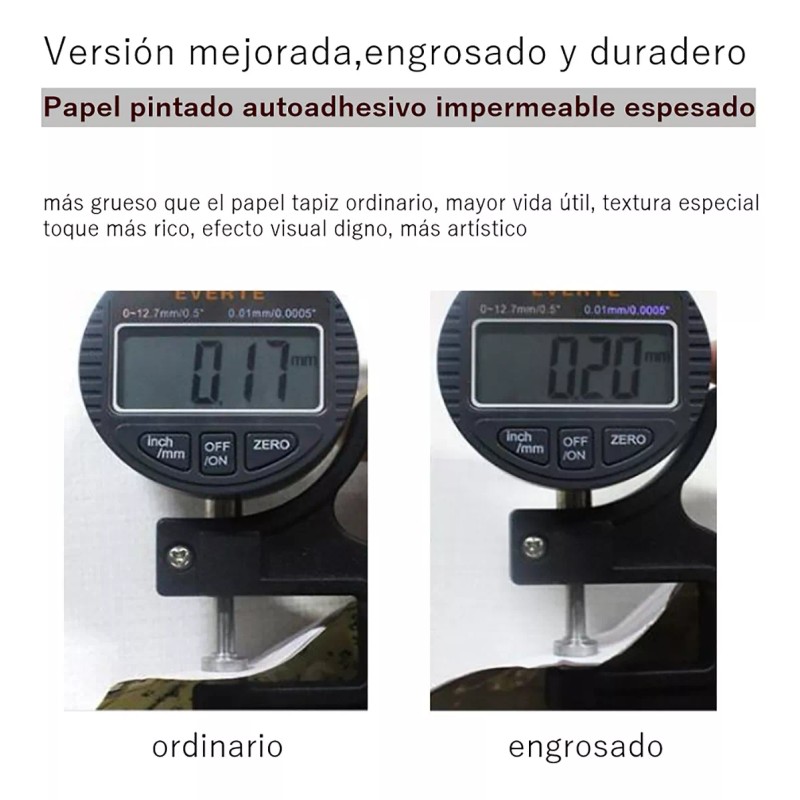 Kingmazi Papel Tapiz Premium Cantera Autoadherible 10 Mx45 Cm