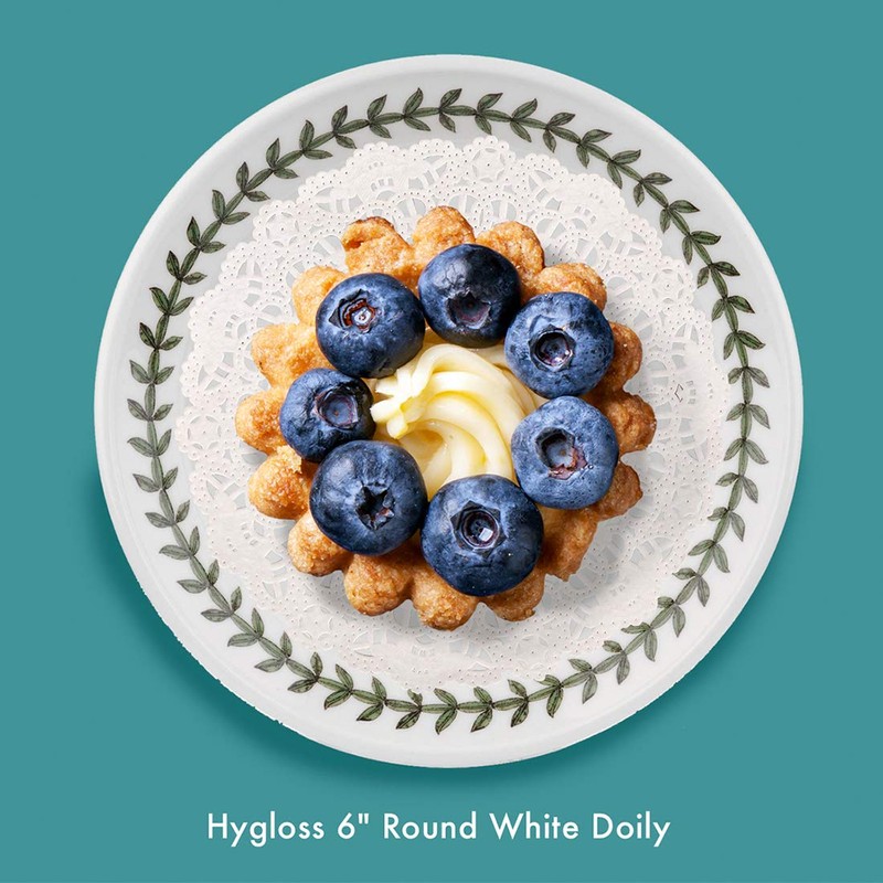 Hygloss Products Round Paper Doilies - Decorative, White Lace Doilies
