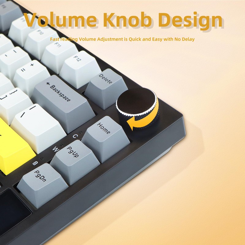 AJAZZ AK820 Pro 75% Gaming Keyboard, Triple Mode Connected RGB