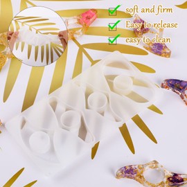 Silicone Resin Mold for Thumb Book Page Holder,Reusable Bookmark Mold Handmade Thumb Bookmark Casting Mold Silicone Mould for DIY Reading Accessory for Book Lovers Readers Students