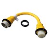 Parkworld 885941 Shore Power Adapter Cord Marine 50A SS2-50P Male