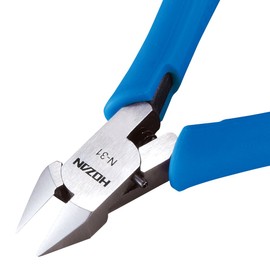 ホーザン(HOZAN) ミニチュアニッパー 細い銅線の切断に 疲労軽減コイルバネ装備 銅線1.6㎜φ/銅より線1.25m㎡ N-31