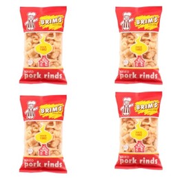 Generic SOL MAR Fried Pork Rinds - 4 Pack Crunchy Original Flavorful Snack High Protein Value Parties Gift Movie Celebration Bonus Item Fexete