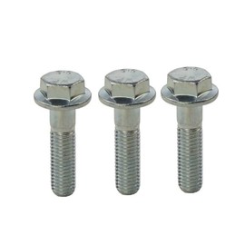 10x M5 x 12mm Flanged Hexagon Head Bolts Flange Hex Screws High Tensile 8.8 Zinc