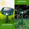 JahyElec 2025 Solar Animal Repellent, 2 Pack Ultrasonic Animal Repeller