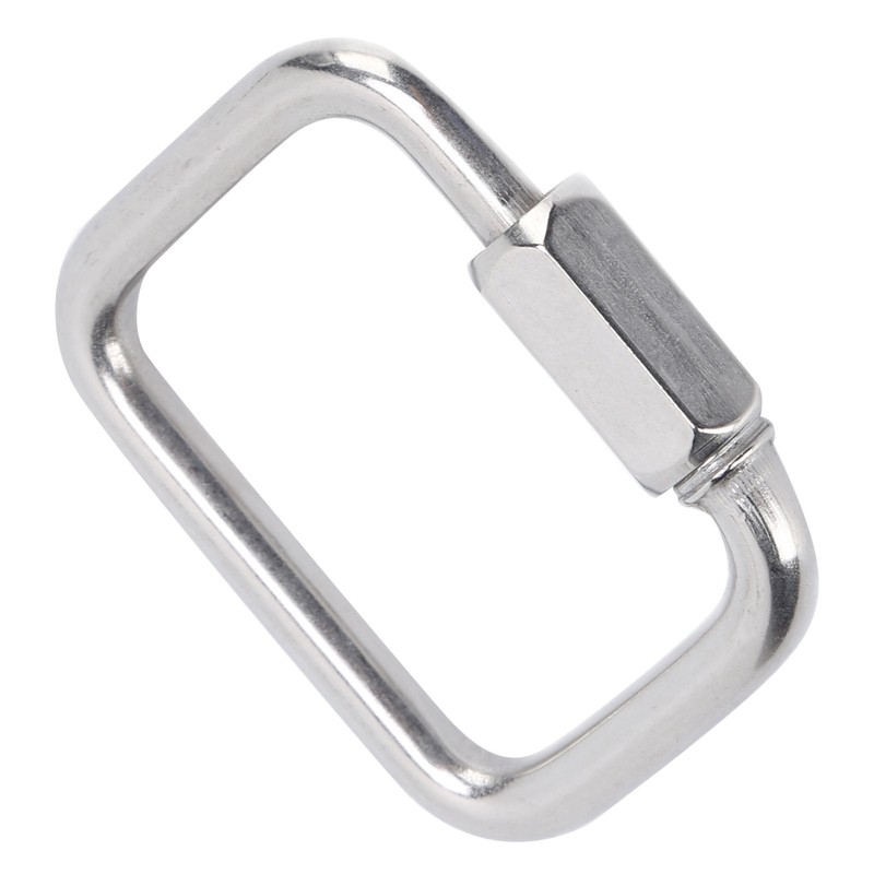 Chain Link Stainless Steel 4‑Corner Multifunctional Connection Buckle for Outdoor