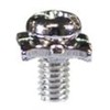 Osato PC-180 Nickel Plated Terminal Screw 0.1 inch (3 mm) x Length 0.2 inch (6 mm) Plate 5.8 Square