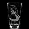 ALICE Engraved Pint Glasses | Inspired by Alice in Wonderland
