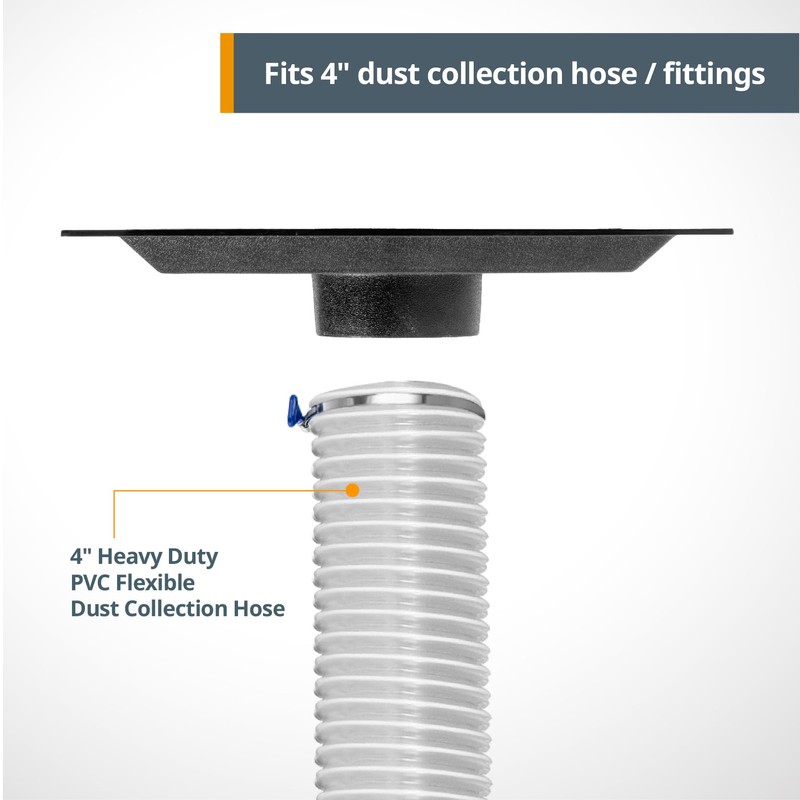 POWERTEC 70131 12-Inch Table Saw Dust Hood