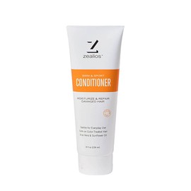 Zealios Swim Conditioner | Protects & Repairs Swimmers Hair Damaged by Pool Chemicals, Chlorine, Saltwater & Sun - Daily Use & Treated/Color Hair Safe (Conditioner, 8 Oz)