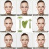 Rodillo De Cuarzo Rosa Guasha Belleza Facial Masaje Jade