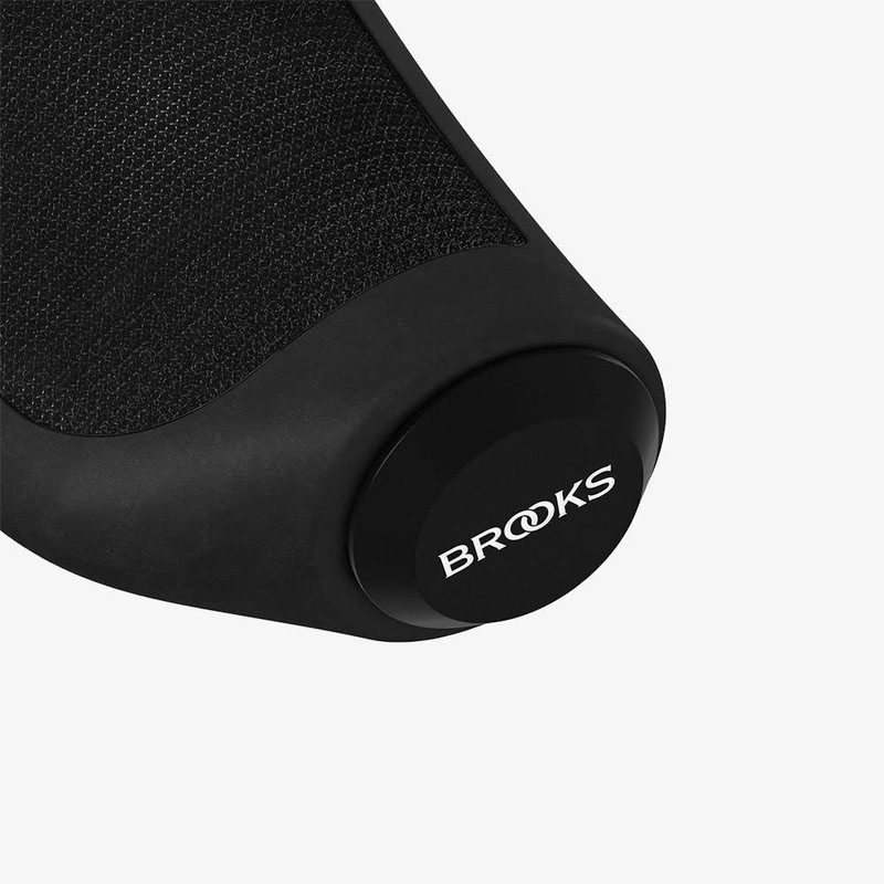 BROOKS ERGONOMIC RUBBER GRIP Bicycle Grip, Ergonomic Rubber Grip, Black,