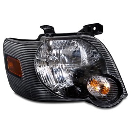 HEADLIGHTSDEPOT Halogen Headlight Compatible with Ford Explorer Explorer Sport Trac Includes Right Passenger Side Headlamp