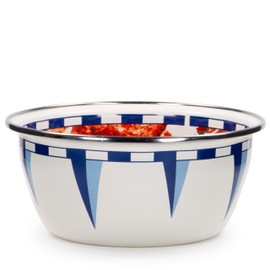 Golden Rabbit Enamelware - Set of 4-3cup Salad Bowls (Crab House)