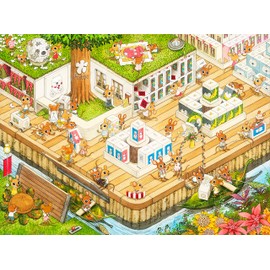 Pintoo Jigsaw Puzzles 1200 Piece for Adults - Smart - The Puzzle Shop Beautiful Plastic Puzzle for Home Decor Zero Dust Easy Storage [H2680]