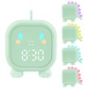 Edillas Wecker Kinder Dinosaurier Digital Mädchen Jungen Geräuschlos Ohne Ticken