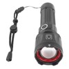 30W Zoomable Flashlights LED Metal Switch Super Bright Flashlight for