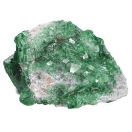 dssmboom Natural Raw Fluorite Crystal Cluster Mineral Specimen for Collection, Madagascar Stone Green Fluorite Rough Geode Crystal for Meditation Home Office Decor, 0.22-0.44 lb