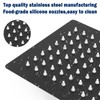 NearMoon Rain Shower Head, High Flow Stainless Steel Square Rainfall