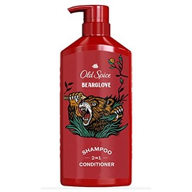 Old Spice Bearglove Champú y acondicionador 2 en 1 para hombre, 650 mililitros