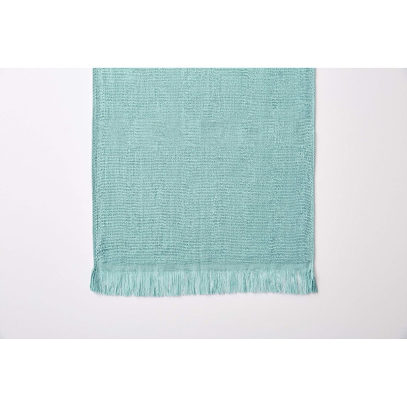 Miyazaki Towel Imabari Scarf 70 Season Series No.22 Light Turquoise
