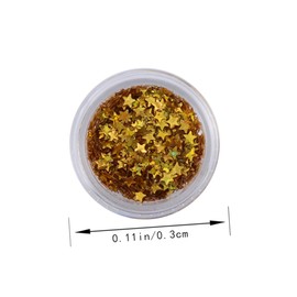 Vaguelly 12 Boxes Chic Nail Sequins Art Set of Golden Manicure Accessories for DIY Nail Designs for Home Salon Use Durable and Lightweight Manicures Ornament