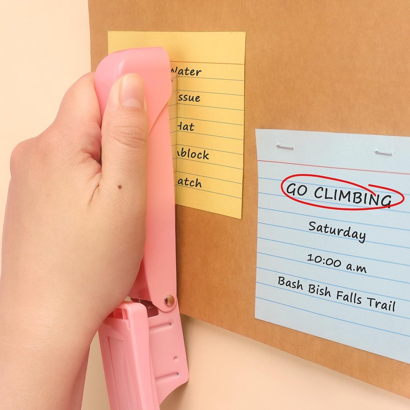 Stapler, Office Stapler, Desktop Stapler, Stapler for Desk(Pink)