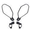 Aluminium Alloy 360° Rotating Bicycle Reflective Rear View Mirror Back