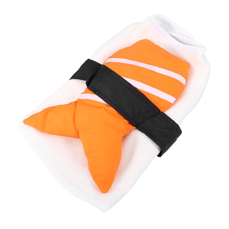 Funny Pet Dog Puppy Sushi Chef Clothes Kimono Cosplay Clothes