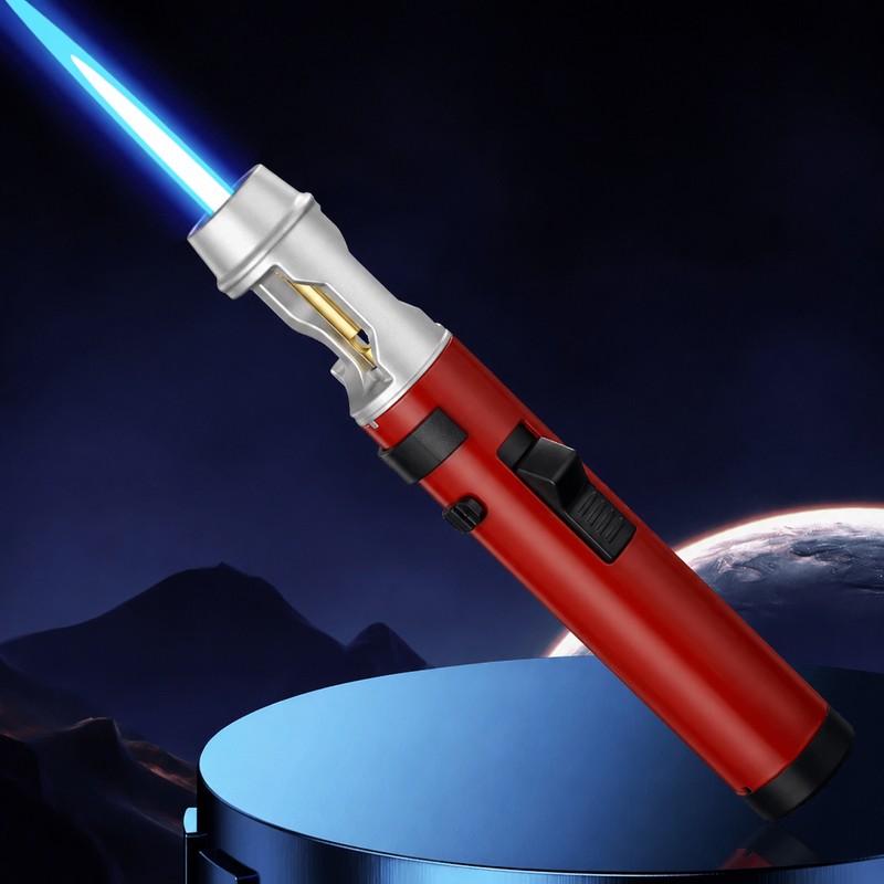 Refillable Butane Torch for Cooking – Adjustable Jet Flame with
