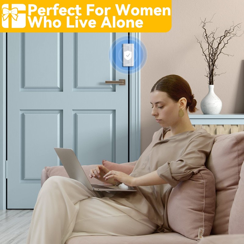 4 Pack Home Security Door Lock Withstand 800 lbs for