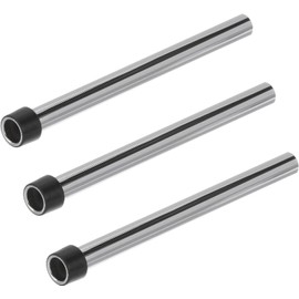 OCS Parts Nickel Plated Brass Bar Sink Overflow Pipe | Overflow Tube for 1-Inch NPT Drains | With Grommet and Strainer (3-Pack, 9-Inch)