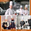 Mumucove 4 Pcs Chef Hats for Men Adult Tall Chef