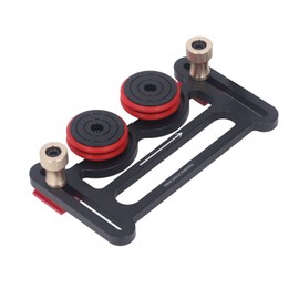 Double Wheel Bearing Roller Sliding Blocks Table Saw Feeding Guide Woodworking Aluminum Alloy