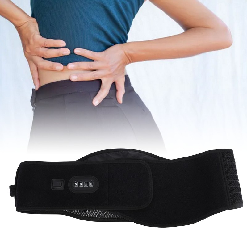 Heated Brace Waist Belt Three Speed Adjustable Versatile Safe Effective