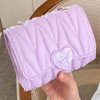 Women Girl Mini Shoulder Bag, Cute Heart Design Princess Crossbody